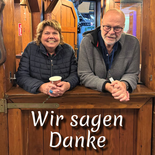 Wir sagen Danke